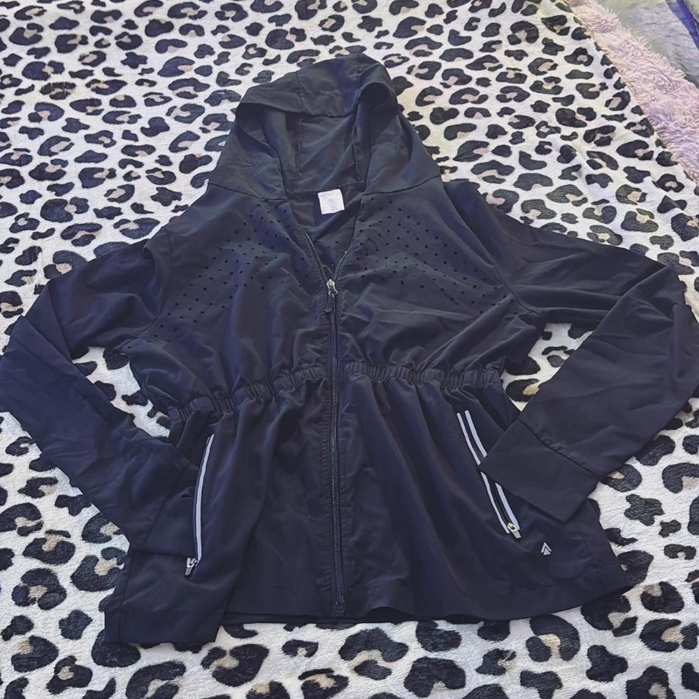 Black Cali Sport zip up hoodie